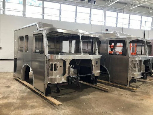 One of Detroit Truck Manufacturing’s fire engine cabs after assembly. 2022/05/dtm-4.jpg 