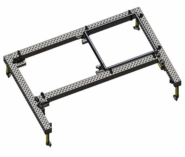 Bluco Modular Fixture CAD design for window and door frames
