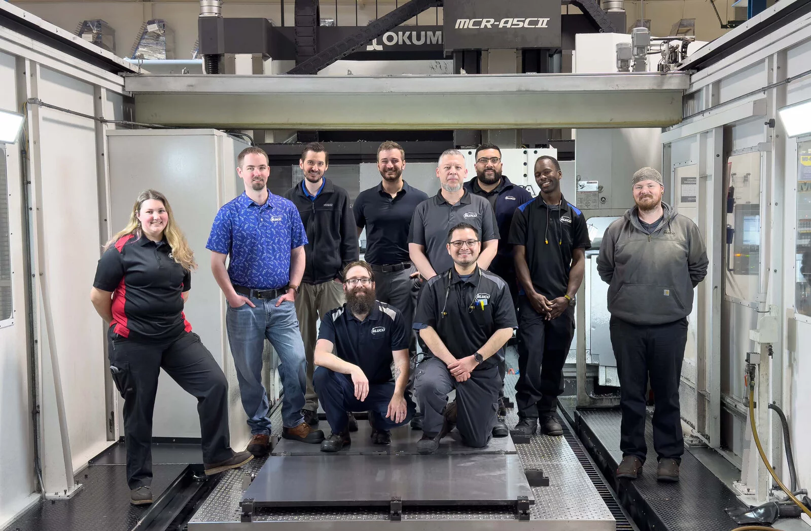 Manufacturing group photo Bluco culture page